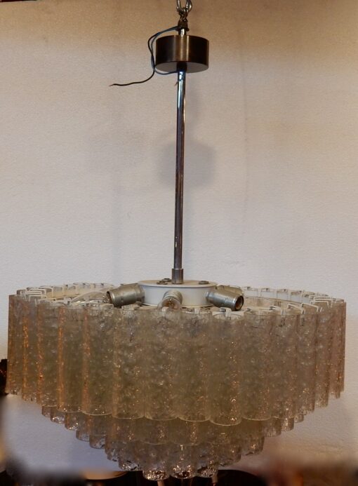 1960/70 'Venini Murano Doria Lichtenwerken Chandelier 6 Bulbs - Image 8