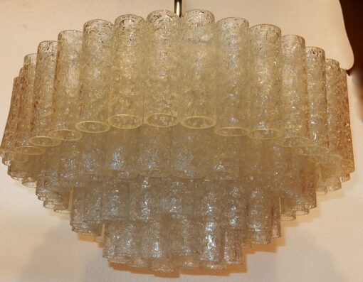 1960/70 'Venini Murano Doria Lichtenwerken Chandelier 6 Bulbs - Image 3
