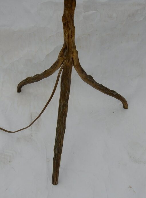 1970 ′ Pair Of Floor Lamps With Branching Patinated Bronze DLG Agostini Height 140 cm Diameter 40 cm - Image 11