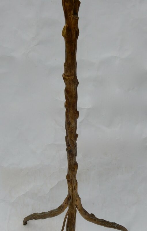 1970 ′ Pair Of Floor Lamps With Branching Patinated Bronze DLG Agostini Height 140 cm Diameter 40 cm - Image 10