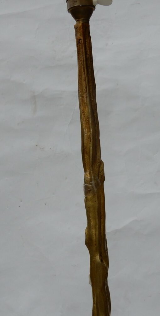 1970 ′ Pair Of Floor Lamps With Branching Patinated Bronze DLG Agostini Height 140 cm Diameter 40 cm - Image 8