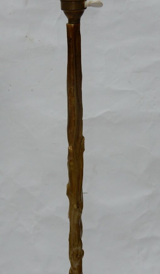 1970 ′ Pair Of Floor Lamps With Branching Patinated Bronze DLG Agostini Height 140 cm Diameter 40 cm - Image 7