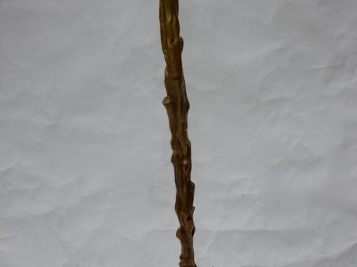 1970 ′ Pair Of Floor Lamps With Branching Patinated Bronze DLG Agostini Height 140 cm Diameter 40 cm - Image 6