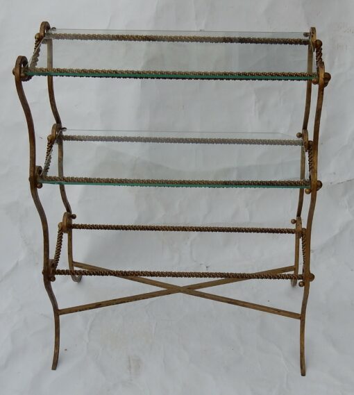 1950/70 ′  Shelf Brass DLG Maison Jansen From Parisian Palace  63 X 38 cm - Image 9