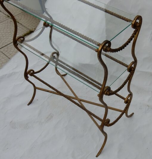 1950/70 ′  Shelf Brass DLG Maison Jansen From Parisian Palace  63 X 38 cm - Image 8