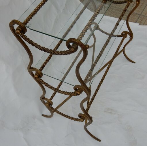 1950/70 ′  Shelf Brass DLG Maison Jansen From Parisian Palace  63 X 38 cm - Image 7