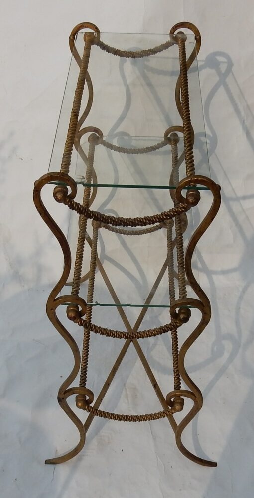 1950/70 ′  Shelf Brass DLG Maison Jansen From Parisian Palace  63 X 38 cm - Image 6