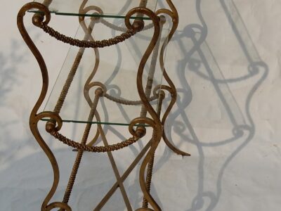 1950/70 ′  Shelf Brass DLG Maison Jansen From Parisian Palace  63 X 38 cm
