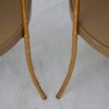 1970/80' Paire de Guéridons Tripodes Décor Bambou, Plateaux Laqués Style Maison Jansen  Diamètre 43 cm – Image 3