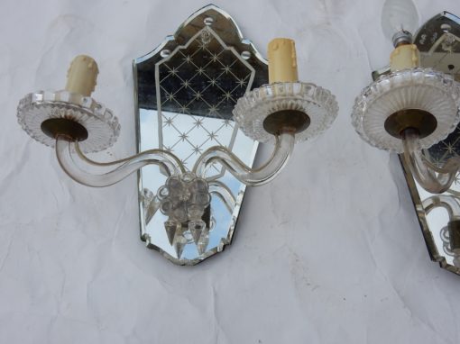 1970 'Pair Of Venice Sconces With 2 Arms Of Light Decor With Stars - Image 5
