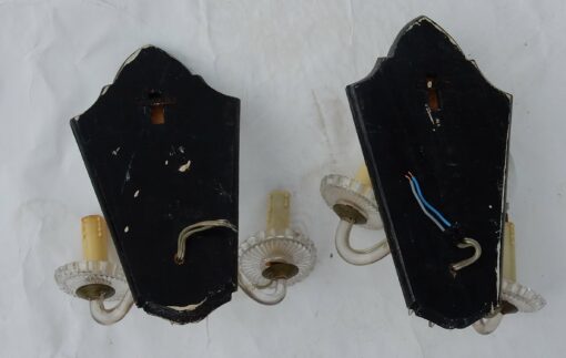 1970 'Pair Of Venice Sconces With 2 Arms Of Light Decor With Stars - Image 2