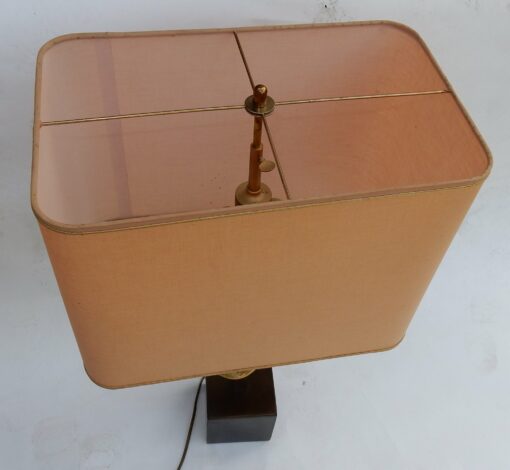 1970′ Lampe Décor De Tête De Cheval Bronze Doré DLG Duval Brasseur Non Signée – Image 2