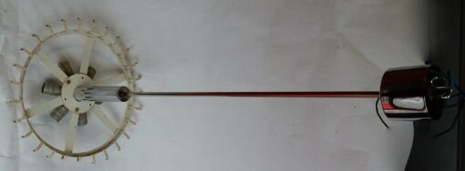 1970' Lustre Venini Doria Murano Venini 27 Tubes 6 Ampoules – Image 5