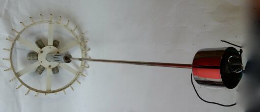 1970' Lustre Venini Doria Murano Venini 27 Tubes 6 Ampoules – Image 4