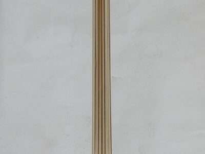 1950/70 Barovier & Toso Tripod Floor Lamp With Gold Paillons