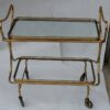 1970 'Rolling Bar in Bronze and Gilt Brass Maison Bagués Decor Art Nouveau - Image 9