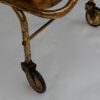 1970 'Rolling Bar in Bronze and Gilt Brass Maison Bagués Decor Art Nouveau - Image 4