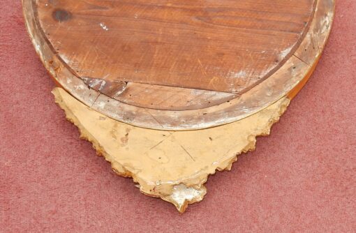 1880/1900' Convex Mirror With Eagle Wood Gilt H 103 cm - Image 7