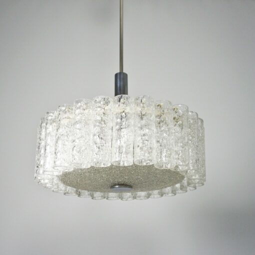 1970' Lustre Venini Doria Murano Venini 27 Tubes 6 Ampoules