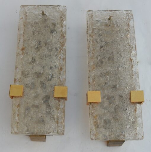 1963 'Series Of  4 of Dallux Sconces Attributed to Serge Mouille Brass And Glass St Gobain - Image 3