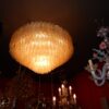 1960/70' Paire de Lustres Venini Murano Doria Diamètre 74 cm 6 Niveaux 194 Cristaux – Image 11