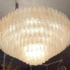 1960/70' Paire de Lustres Venini Murano Doria Diamètre 74 cm 6 Niveaux 194 Cristaux – Image 8