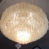 1960/70' Paire de Lustres Venini Murano Doria Diamètre 74 cm 6 Niveaux 194 Cristaux – Image 4