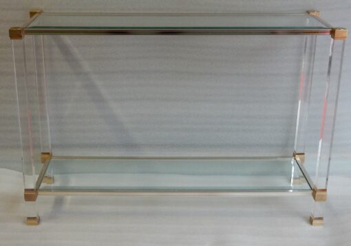 1970' Console Altuglass Signée Pierre Vandel  113 X 38 X H 75 cm – Image 11