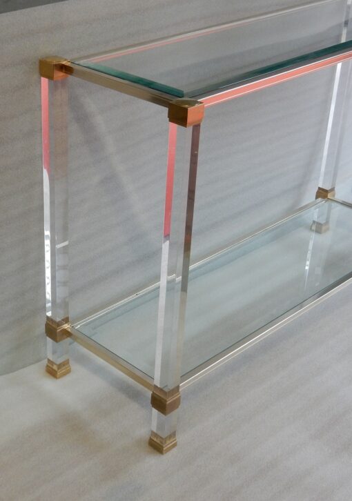1970' Console Altuglass Signée Pierre Vandel  113 X 38 X H 75 cm – Image 4