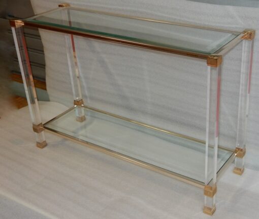 1970' Console Altuglass Signée Pierre Vandel  113 X 38 X H 75 cm