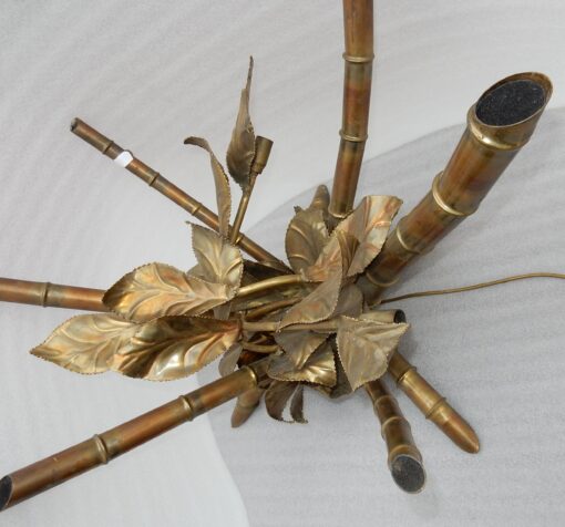 1970 'Illuminating Coffee Table Decor Bamboo in Taste of Techoueyres, Duval Brasseur Or Isabelle Faure - Image 6