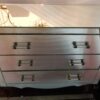 1940/50 'Art Deco Chest of Drawers Mirror 3 Drawers 6 Glass Handles - Image 11
