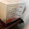 1940/50 'Art Deco Chest of Drawers Mirror 3 Drawers 6 Glass Handles - Image 8