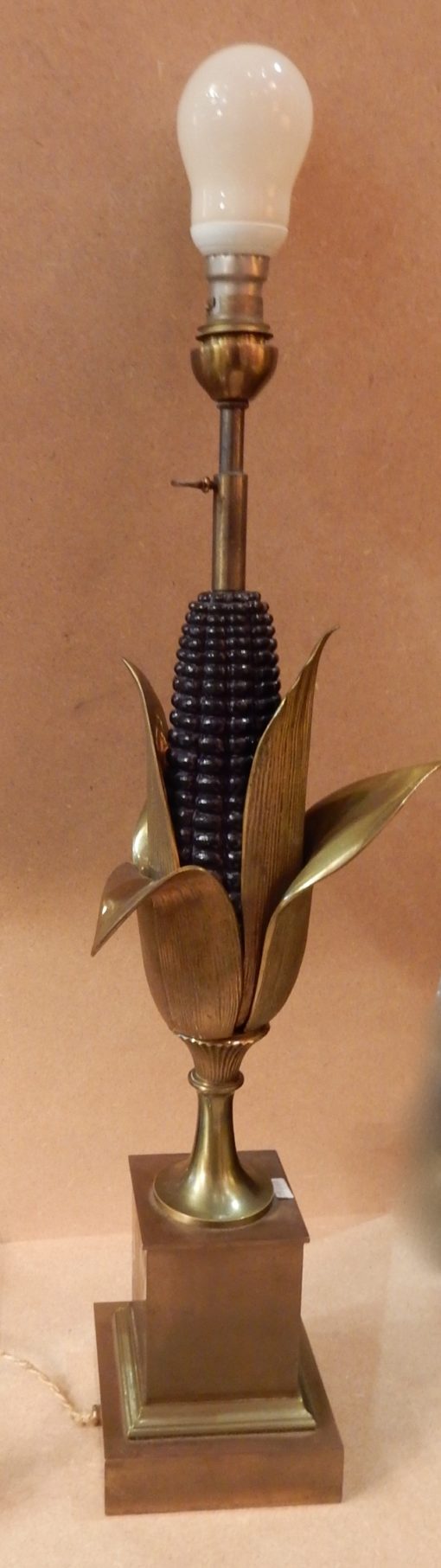 1970 'Lamp Corn Cob Style Maison Charles - Image 9
