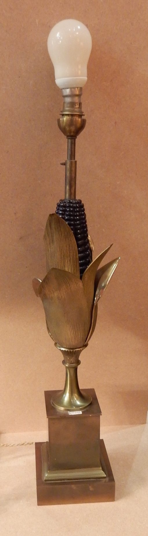 1970 'Lamp Corn Cob Style Maison Charles - Image 6