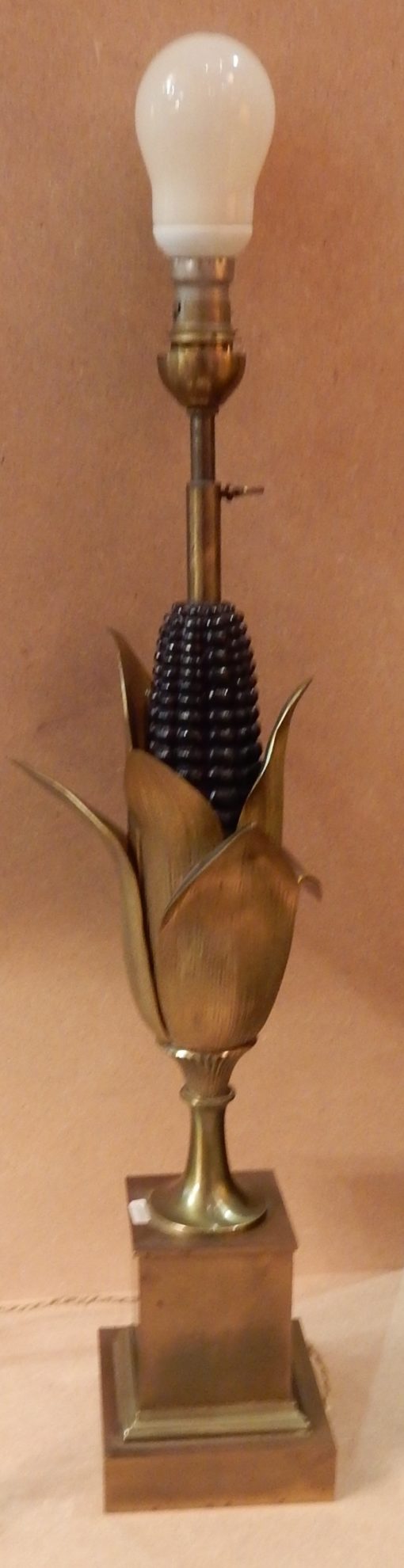 1970 'Lamp Corn Cob Style Maison Charles - Image 4