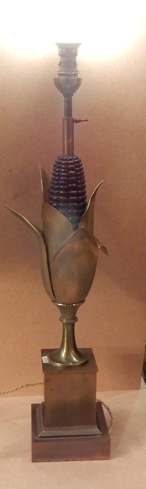 1970 'Lamp Corn Cob Style Maison Charles - Image 3