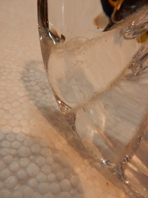 1950/70 Pair of Crystal Candlesticks Baccarat Torso Model Signed - Image 3