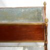 1950/70 Jardinière Maison Baguès Bronze Doré Modèle Bambou, Acajou Et Bac En Zinc – Image 11