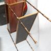 1950/70 Jardinière Maison Baguès Bronze Doré Modèle Bambou, Acajou Et Bac En Zinc – Image 5