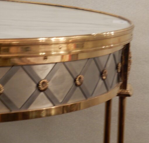 1950/70' Pedestal Table Maison Jansen Or Maison Charles In The Style Of The Model By Adam Weisweiler - Image 16