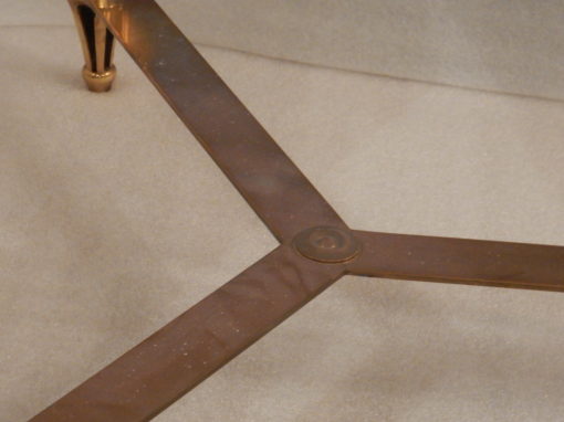 1950/70' Pedestal Table Maison Jansen Or Maison Charles In The Style Of The Model By Adam Weisweiler - Image 15