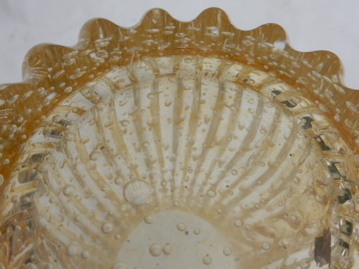 1970 ‘Pair of Vases Or Similar Murano Crystal  and Gold Signed Murano Toso H 36 cm - Image 16