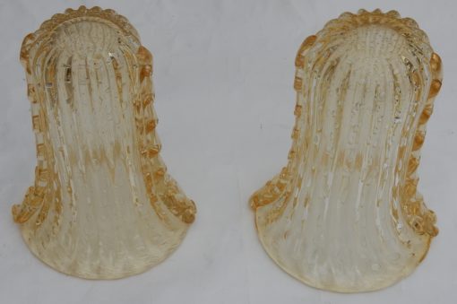 1970 ‘Pair of Vases Or Similar Murano Crystal  and Gold Signed Murano Toso H 36 cm - Image 14