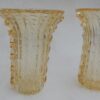 1970 ‘Pair of Vases Or Similar Murano Crystal  and Gold Signed Murano Toso H 36 cm - Image 8