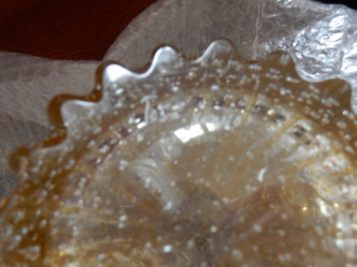 1970 ‘Pair of Vases Or Similar Murano Crystal  and Gold Signed Murano Toso H 36 cm - Image 5