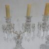 1950' Paire de Chandeliers Électrifiés Baccarat Modèle Tors, Signée Cachet Baccarat – Image 10