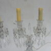 1950' Paire de Chandeliers Électrifiés Baccarat Modèle Tors, Signée Cachet Baccarat – Image 7