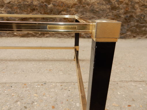 1970 'Coffee Table in Black Lacquered Metal Pierre Vandel 128 X 78 cm - Image 12