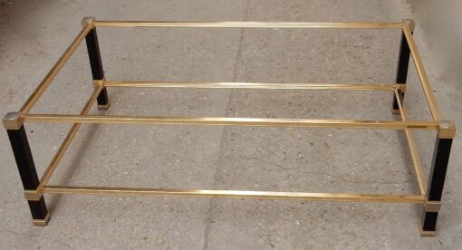1970 'Coffee Table in Black Lacquered Metal Pierre Vandel 128 X 78 cm - Image 9